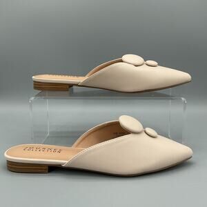 NEW Journee Collection Women’s Malorie Mules Nude Size 10